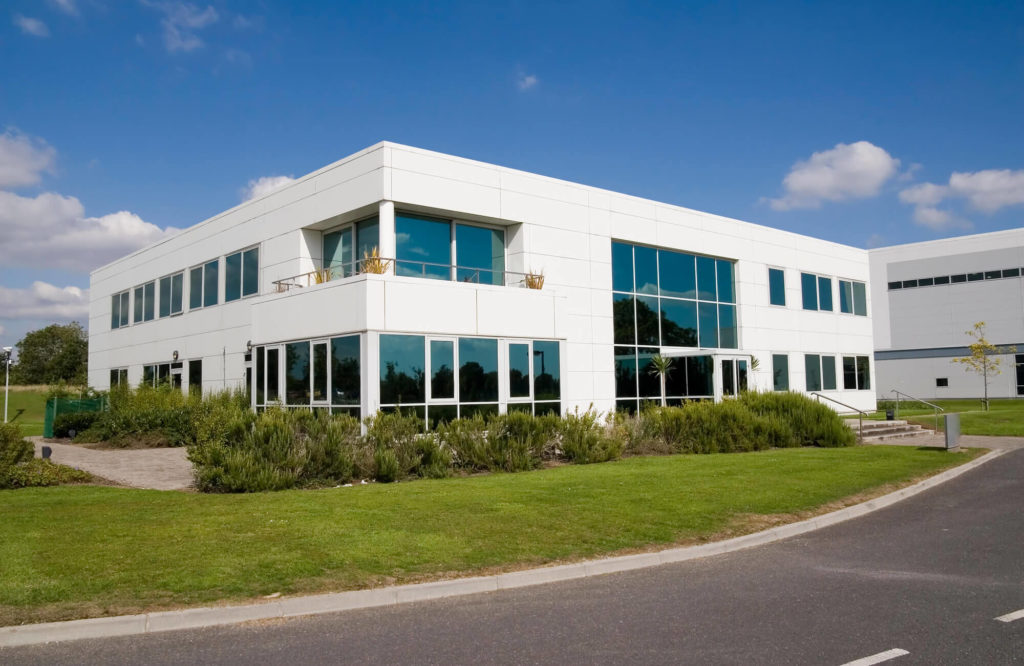 White office building